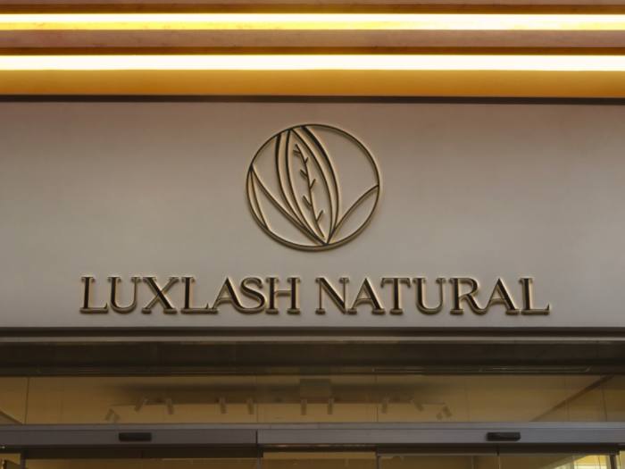 LuxLash Natural — Логотип, фирменный стиль, гайдлайн